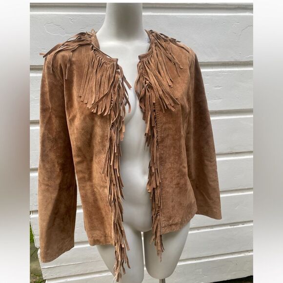 Live a Little Jackets & Blazers - Boho Fringe 100% Live a Little Suede Fringe Jacket size medium